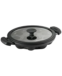 Tramontina Utsava Pre-Seasoned Cast Iron Paniyarakkal with Lid