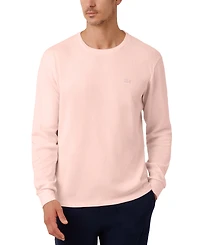 Lacoste Men's Waffle-Knit Thermal Sleep Shirt