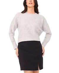Vince Camuto Womens Sequin Long Sleeve Crewneck Sweater Xxs 3x