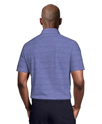 Pga Tour Men's Short Sleeve Airflux Heather Golf Polo Shirt