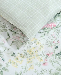 Laura Ashley Bramble Floral Cotton 2-Pc. Comforter Set, Twin