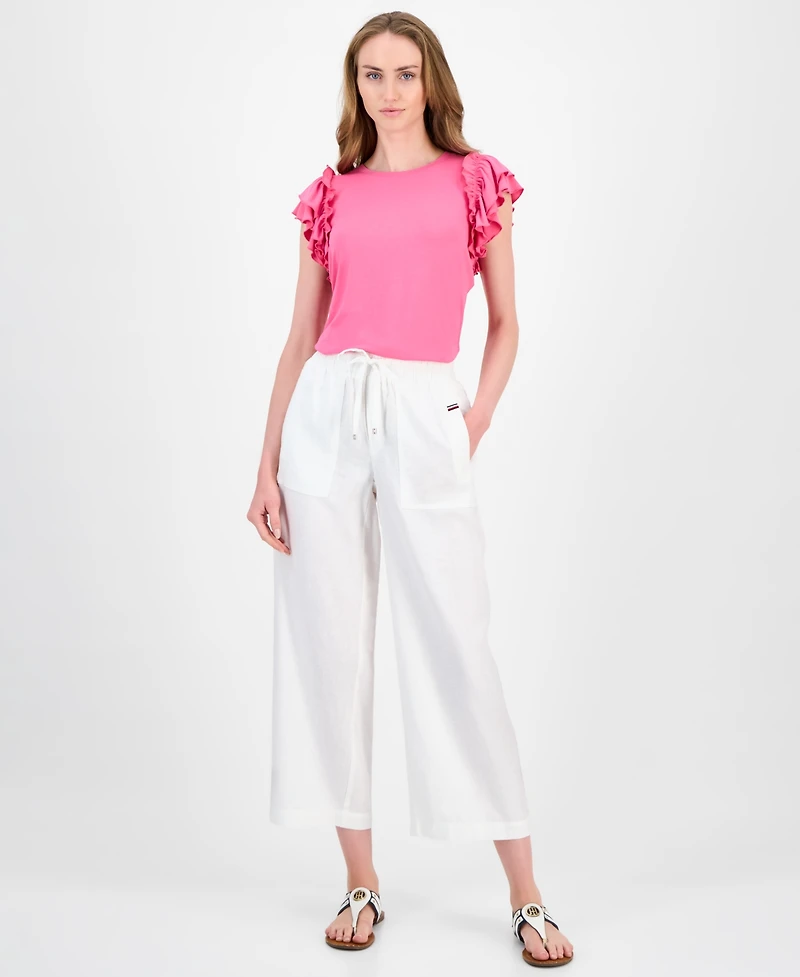 Tommy Hilfiger Women's Drawstring-Waist Pull-On Pants