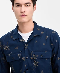 Sun + Stone Men's Floral Print Long-Sleeve Shirt, Macy's Exclusive