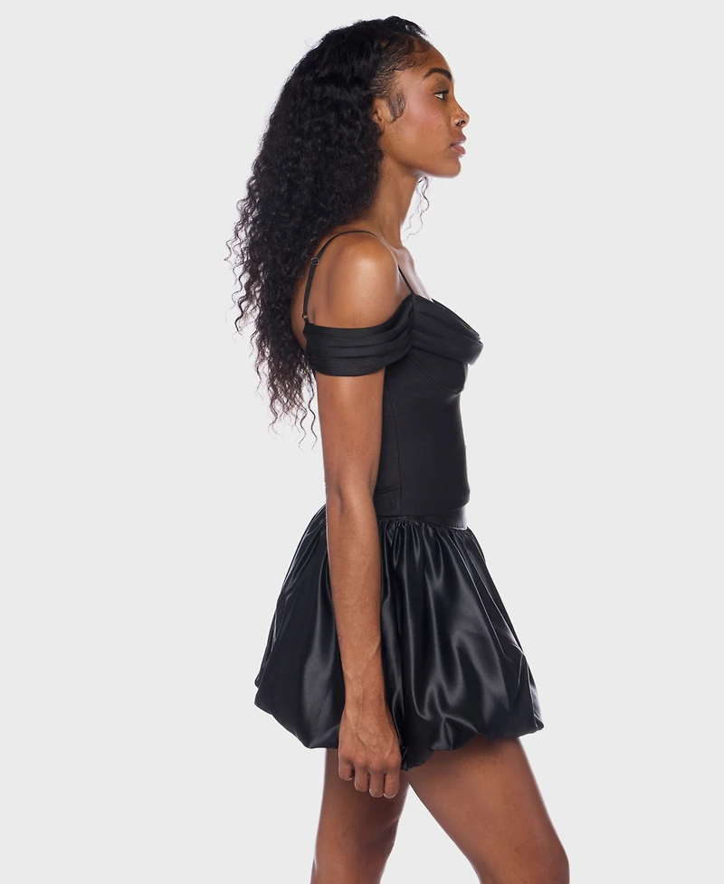 Alex & Sophia Women's Spaghetti Strap Off-The-Shoulder Top