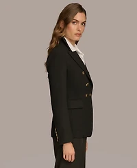 Donna Karan New York Women's Double Breasted Buttoned Blazer