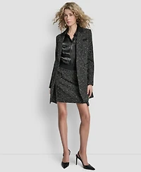 Dkny Women's Tweed Topper Jacket