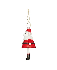 Spode Kit Kemp Christmas Bell Santa Mouse Ornament