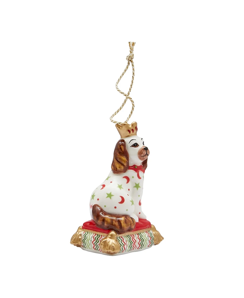 Spode Kit Kemp Christmas Staffordshire Dog Ornament