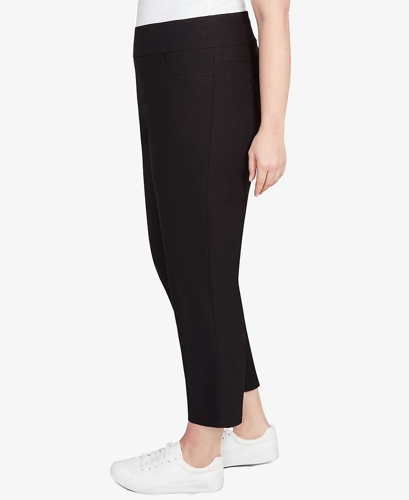 Ruby Rd. Plus Smooth Silky Tech Knit Ankle Pants