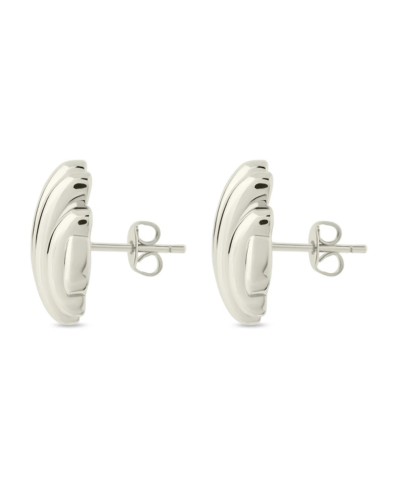 Sterling Forever Rudy Textured Stud Earrings