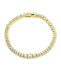 Sterling Forever Tatum Cubic Zirconia Tennis Bracelet