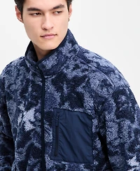 Sun + Stone Men's Creed Faux Sherpa Jacket, Macy's Exclusive