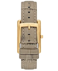 Michael Kors Women's Essex Three-Hand Nude Leather Watch, 26x36mm