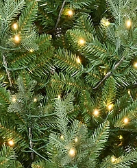 Puleo 10' Pre-Lit Artificial Hillside Spruce Tree