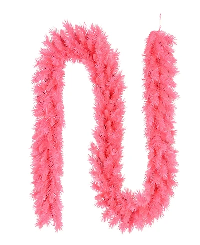Puleo 9' x 10" Artificial Round Valley Pine Garland