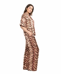 Midnight Bakery Women's 2-Piece Printed Pajama Set
