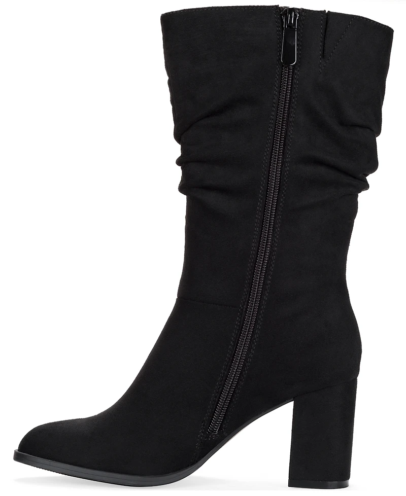 Style & Co Women's Reneee Scrunch Mid Shaft Boots, Macy's Exclusive