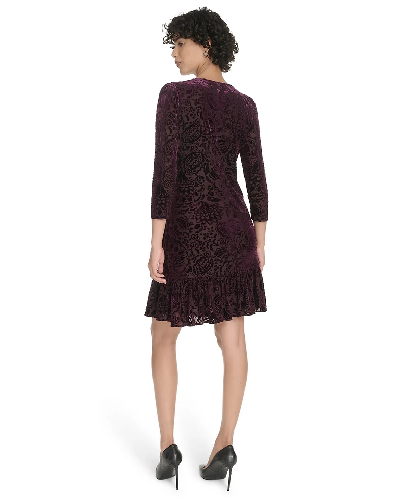 Tommy Hilfiger Petite Burnout Shift Dress