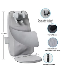 Skonyon Shiatsu Neck & Full Back Massager, Heated Seat Massager Chair Pad Cushion