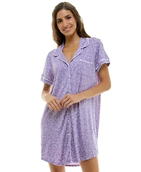 Derek Heart Women's Printed Sleepshirt