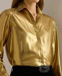 Lauren Ralph Petite Long Sleeve Shirt