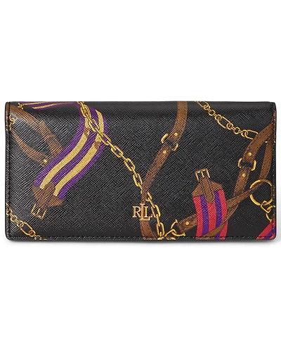 Lauren Ralph Lauren Women's Leather Slim Snap Wallet