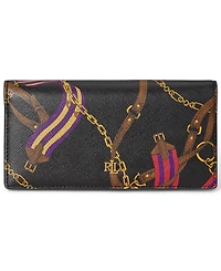 Lauren Ralph Lauren Women's Leather Slim Snap Wallet