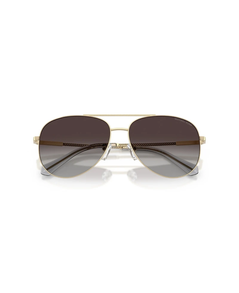 Michael Kors Women's Pilot Sunglasses, Perledo MK1172