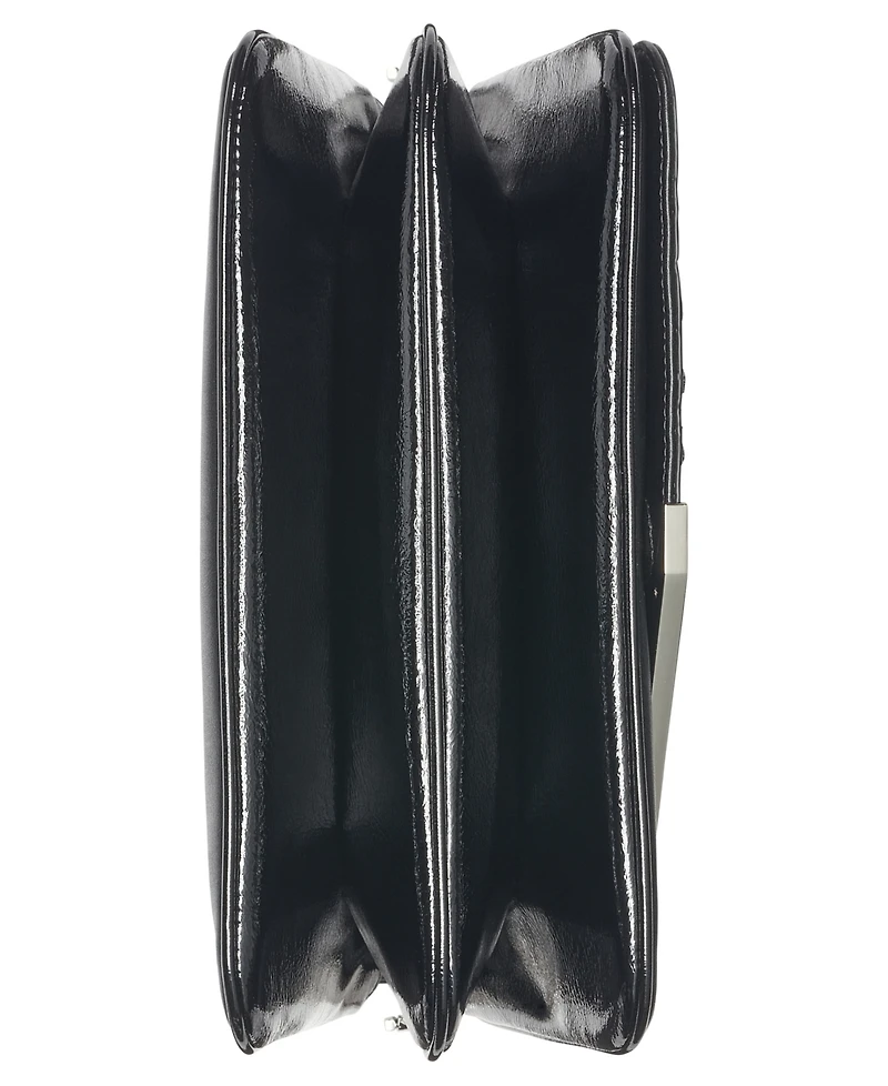 Calvin Klein Women's Ria Patent Piping Crossbody Bag
