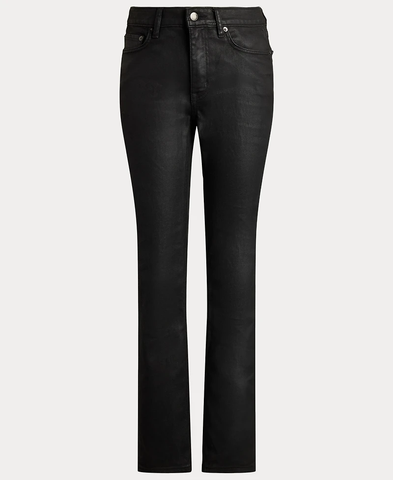 Lauren Ralph Women's Coated Straight Ankle Jeans