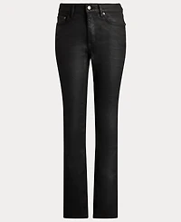 Lauren Ralph Women's Coated Straight Ankle Jeans