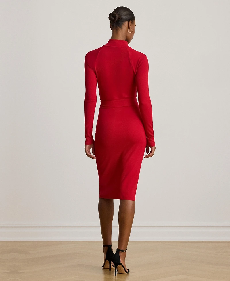 Lauren Ralph Women's Button Trim Dress