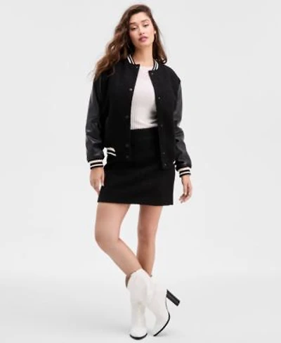Guess Womens Danielle Bomber Jacket Zita Mini Skirt
