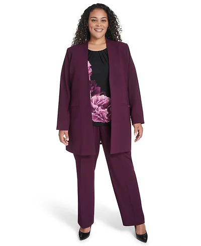 Calvin Klein Plus Long Sleeve Blazer