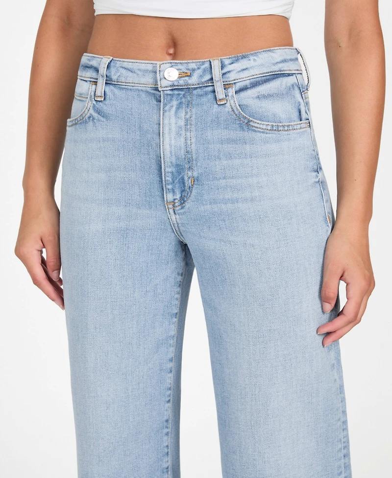 Guess Women's Wide Leg High Rise Pants