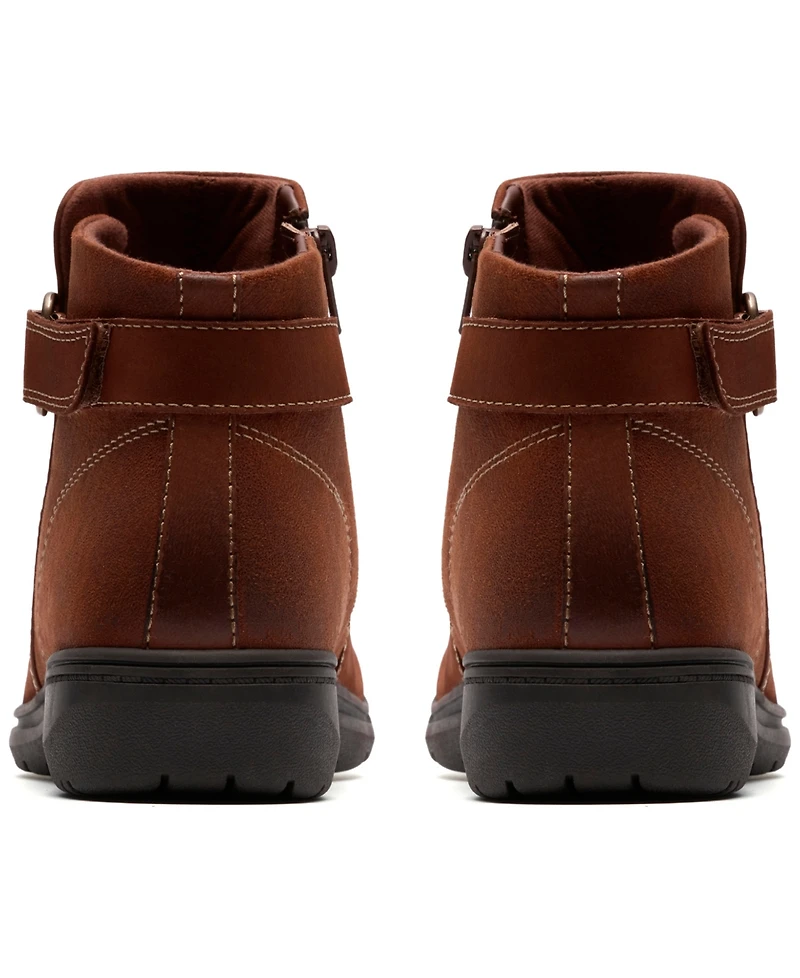 Clarks Collection Women's Carleigh Drift Wedge Booties