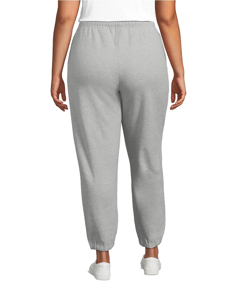 Lands' End Women's Serious Sweats High Rise Jogger Pants