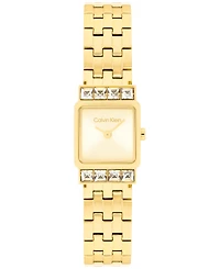 Calvin Klein Women's Poise Gold Tone Stainless Steel Bracelet Watch, 16mm