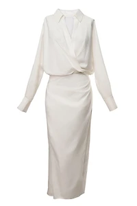 Jluxlabel Women's Skyline Wrap Midi Dress