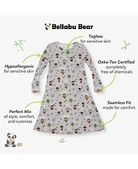 Bellabu Bear Girls' Little Monsters Short Sleeve Dress