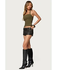 Edikted Womens Dara Halter Top