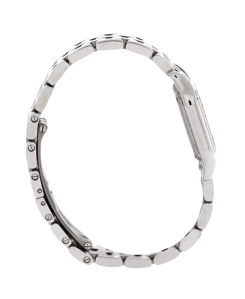 Pre-Owned Cartier Panthere de Cartier Quartz Watch in White Gold with Diamond Bezel 22mm