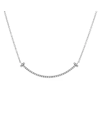 Pre-Owned Tiffany & Co T Smile Pendant Necklace