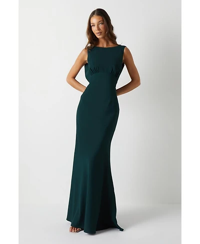Coast Cowl Back Maxi Bridesmaid Dress