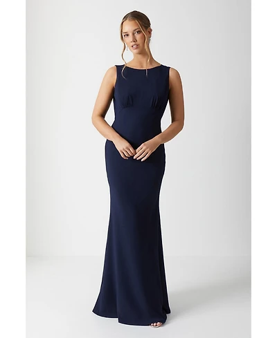 Coast Cowl Back Maxi Bridesmaid Dress