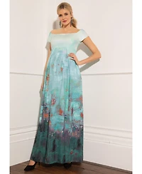 Tiffany Rose Maternity Aria Off Shoulder Gown
