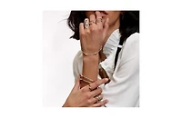 Lucy Quartermaine Open Drop Ring in gold vermeil