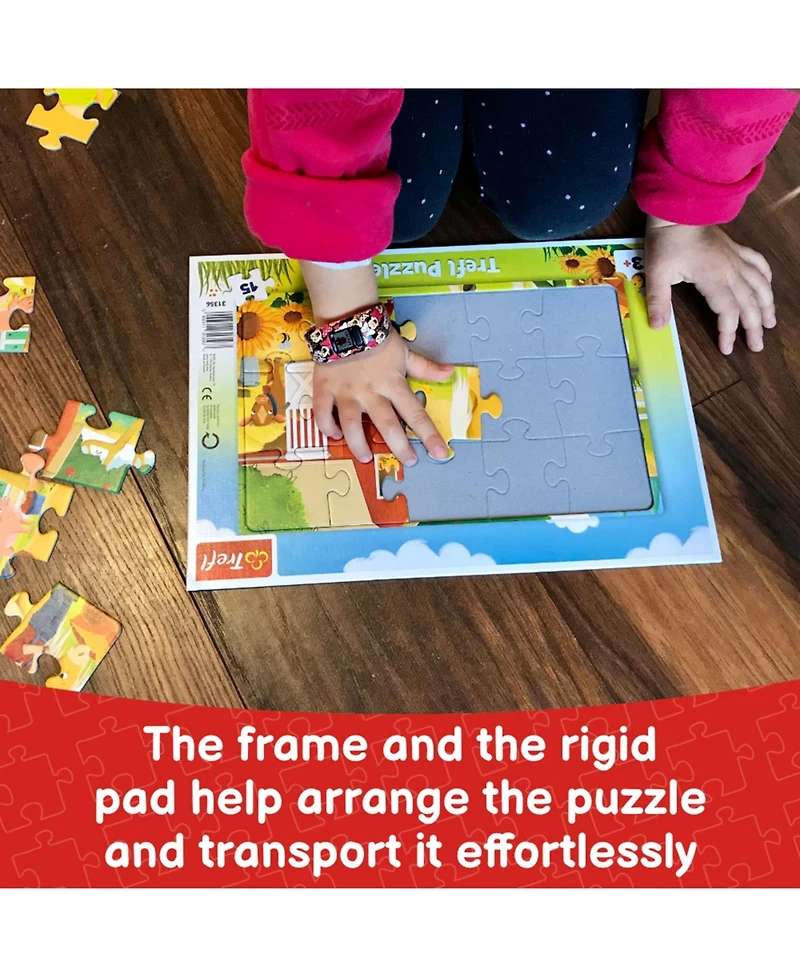 Trefl Frame 15 Piece Puzzle - Peppa Pig's Happy Train