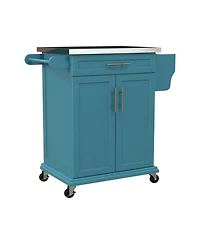 Wooden Kitchen Storage Cabinet with Adjustable Shelves for Organized Kitchen Space