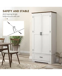Slickblue Modern Kitchen Storage Cabinet Durable Design for Pantry and Cooking Essentials
